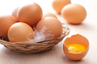 O uso de ovos permítelle obter un alto efecto cosmético e estético